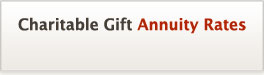 Charitable Gift Annuity Rates