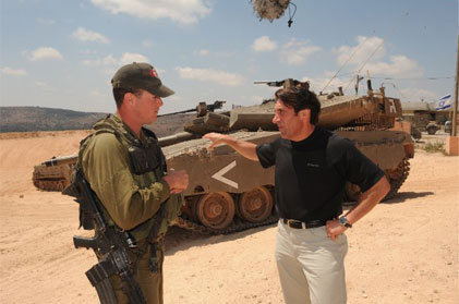 Jay Sekulow interviewing an IDF Soldier
